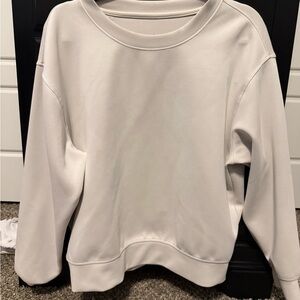 a new day Cream Crewneck Top